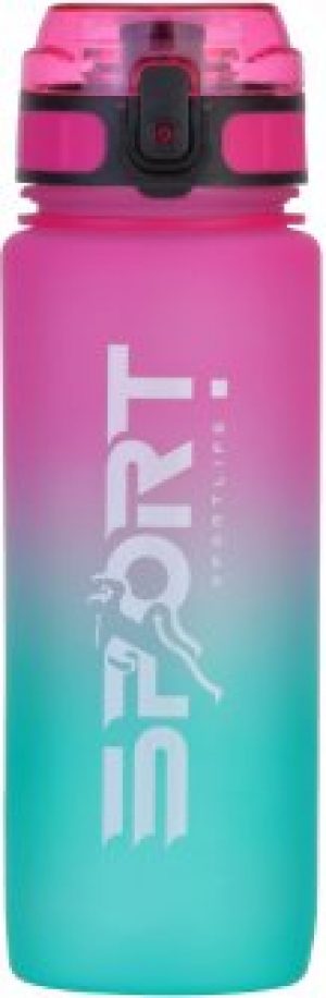 Бутылка для воды Optima Gradient 800 мл Розовая с зеленым (O51945)