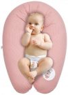 Подушка для беременных и кормления Papaella 30 х 170 см Горошек пудра (4820227284986)