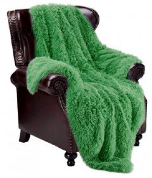 Плед меховой Koloko Травка 220х240 Олива (4820000004308)