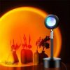 Напольная лампа закат солнца Golden LED Sunset Lamp 23 см. проекционный светильник-торшер