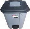 Бак для мусора с педалью Planet 50 л Серо-черный (6817kmd)