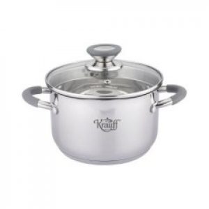 Кастрюля со стеклянной крышкой Krauff 18 см 2