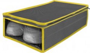 Органайзер для обуви Мій Дім с прозрачным окном 22 х 35 х 12 см Серый (CU6046)