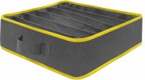 Органайзер для белья Мій Дім без крышки 32 х 32 х 10 см Серый (CU6043)