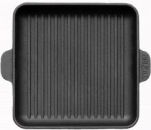 Cковорода-гриль Brizoll Horeca чугунная квадратная 180х180х25 мм (H181825G)