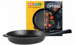 Сковорода-гриль Brizoll Optima-Black ручкой 260х40 мм (O2640G-P1)