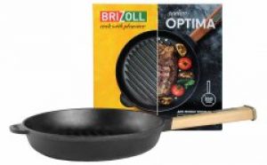 Сковорода-гриль Brizoll Optima с ручкой 280х50 мм (O2850G-P)