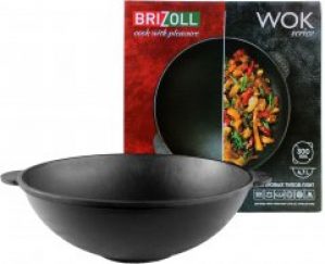 Сковорода Brizoll чугунная WOK 4.7 л (W30)