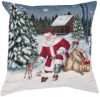 Наволочка Limaso новогодняя гобеленовая односторонняя KISS675B 45х45 (ROZ6400053726)