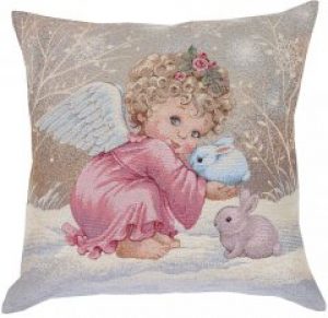 Наволочка Limaso новогодняя гобеленовая односторонняя KISS857 45х45 (ROZ6400053735)