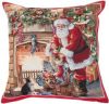 Наволочка Limaso новогодняя гобеленовая односторонняя KISS894 45х45 (ROZ6400053736)