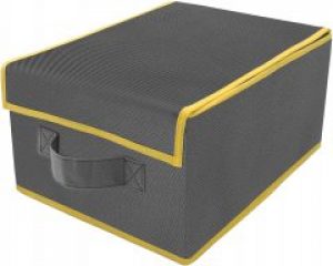 Органайзер Мій Дім универсальный с крышкой на липучке 20 х 35 х 16 см Серый (CU6051)