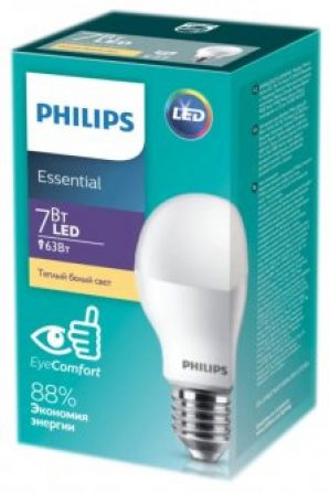 Светодиодная лампа Philips ESS LED Bulb 7W E27 3000K (929001899487)