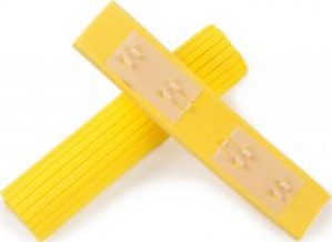 Губка сменная для роликовой швабры Максус-Плюс Жабка 0004 Желтая (6940920200040)