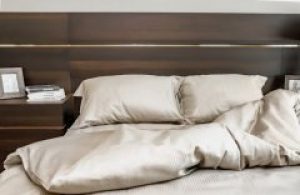 Комплект постельного белья Cavalieri Spa Мако-сатин Aurora Riga 220x240 Бежевый (AURORA RIGA Ostrica 630 big)