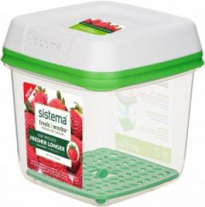 Емкость для хранения овощей и фруктов Sistema Freshworks Green 1.5 л (53110)