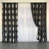 Шторы двухсторонние Блэкаут 150x270 cm (2 шт) ALBO Черные (SH-209-29)