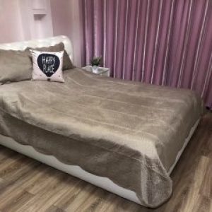 Комплект покрывало с наволочками ALBO 210х230 cm + наволочки 50x70 cm (2 шт) Капучино (P-C7)