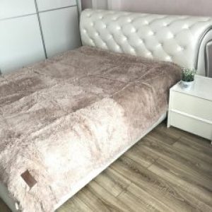 Плед покрывало травка ALBO 160х200 cm Мокко (P-b03)