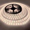 Яркая светодиодная лента в силиконе с клейкой основой SMD 5050 60 LEDs/M 5м 12V IP65 Белая