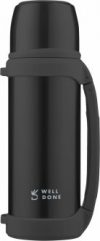 Термос вакуумный Well Done черный 1 литр (WD-7031B)