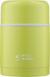 Вакуумный пищевой термос Well Done салатовый 0.6 литра (WD-7016G)