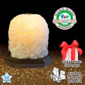 Соляная арома лампа ГОРА СРЕДНЯЯ с ароматизатором ВАШЕ ЗДОРОВЬЕ настольная лампа для ионизации и арома терапии 2