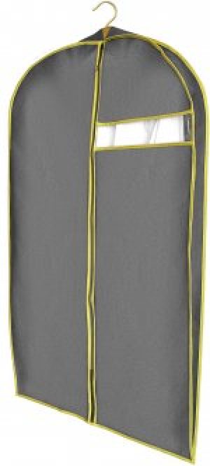 Стандартный чехол для одежды Мій Дім c окошком 150 х 60 х 10 см Серый (CU6059)