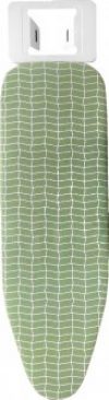 Чехол для гладильной доски Мой Дом 135 х 55 см Четырехугольники на зеленом (CU6042)