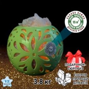 Соляной светильник ФЛОРА ШАР настольная лампа 3