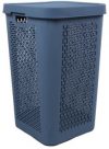 Корзина для белья с крышкой Qutu Q-Basket Blue 66 л (Q-BASKET д/белья с/к BLUE 66л)