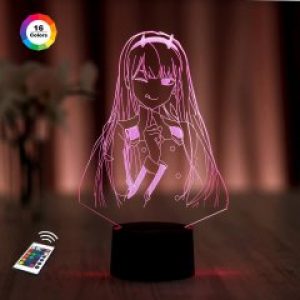 3D ночник "02 (3)" (УВЕЛИЧЕННОЕ ИЗОБРАЖЕНИЕ) подарочная упаковка + 16 цветов + пульт ДУ + сетевой адаптер + батарейки (3ААА)  3DTOYSLAMP