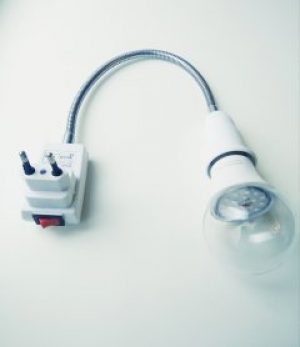 Фитолампа для растений 12W с удлинителем и вилкой 30см