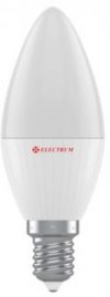 Светодиодная лампа ELECTRUM С37 6W Е14 4000K Elegant PA LC-12 (А-LC-0725)