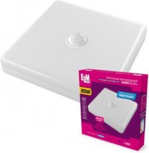 Потолочный светильник ELM MIRA S-20W 6500K с датчиком движения (26-0105)