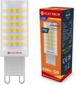 Светодиодная лампа ELECTRUM 5W G9 3000К Cer LC-15 (A-LC-1897)