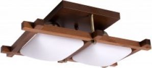 Люстра Altalusse INL-3092C-02 Antique brass Walnut Е27 2x40 Вт