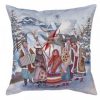 Наволочка Limaso новогодняя гобеленовая односторонняя 45x45 (ROZ6400053857)