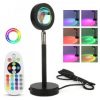 Лампа LED для селфи WOW Pro F-20 Светильник проекционный RGB + пульт ДУ Sunset Lamp