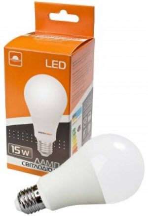 Светодиодная лампа ЕВРОСВЕТ 15 Вт E27 4200 K A-15-4200-27 (39485)