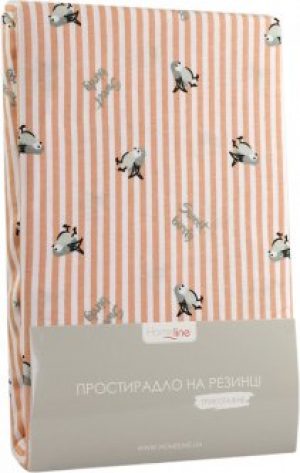 Простынь на резинке Home Line 160х200 С птицами (2600001507003)