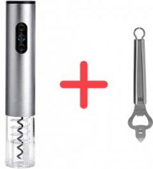 Электрический штопор для вина UFT (UFTWBO1) + Открывалка для бутылок Excellent Houseware 20.5 см (404000990) в подарок!