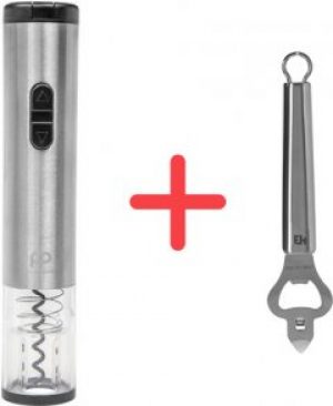 Штопор электрический PowerPlant (PP1016) + Открывалка для бутылок Excellent Houseware 20.5 см (404000990) в подарок!