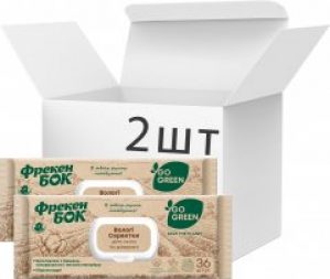 Упаковка салфеток влажных Фрекен БОК для стекла и зеркал с клапаном 100% хлопок