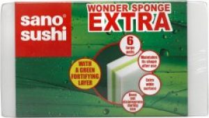 Многофункциональные губки Sano для легкого и долговременного использования 6 шт (7290013269638)