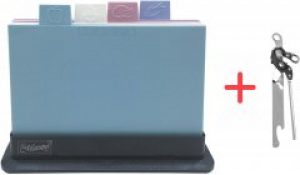 Набор Maestro 4 разделочных доски 29 х 19.5 см + подставка (MR1787) + Консервный нож Excellent Houseware 15 см (404000380) в подарок!