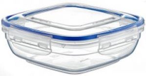 Контейнер пищевой Dunya Plastik квадратный с крышкой пластиковый 600 мл (30403)