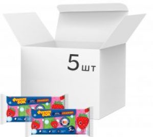 Упаковка губок Фрекен Бок кухонных Strawberry 5 пачек по 5 шт (4823071642544)