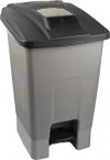Бак для мусора с педалью Planet 100 л Серо-черный (6825kmd)