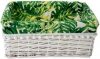 Корзина стеллажная Natural House Tropics 40х31х17 см Белая (EW-82 L)
